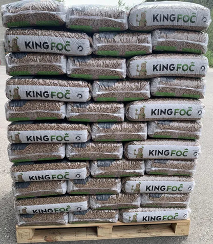 Palet de 77 sacos de pellet KINGFOC
