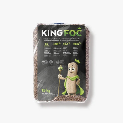 Palet de 77 sacos de pellet KINGFOC
