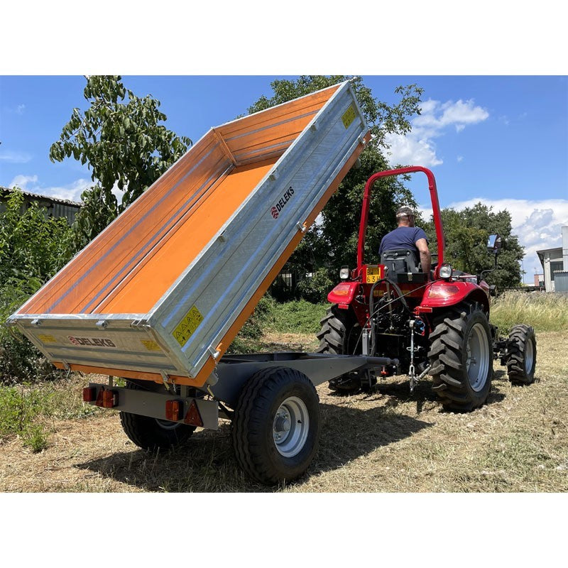 Remolque agricola basculante para tractor DELEKS RM14-T3H